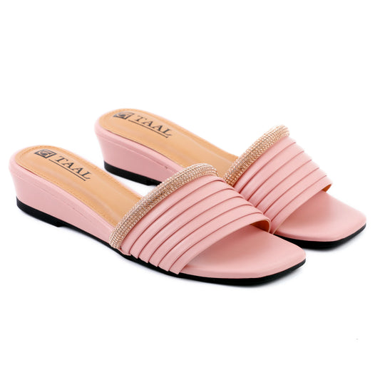 Bronti Pink Women Slippers