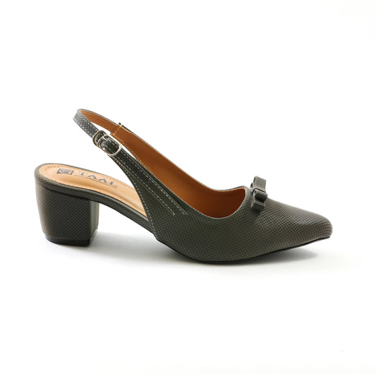 Elysia Grey women sling back heels