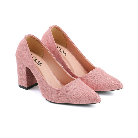 Glimmer Pink women court shoes