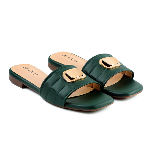 Livia Green Women Slipper