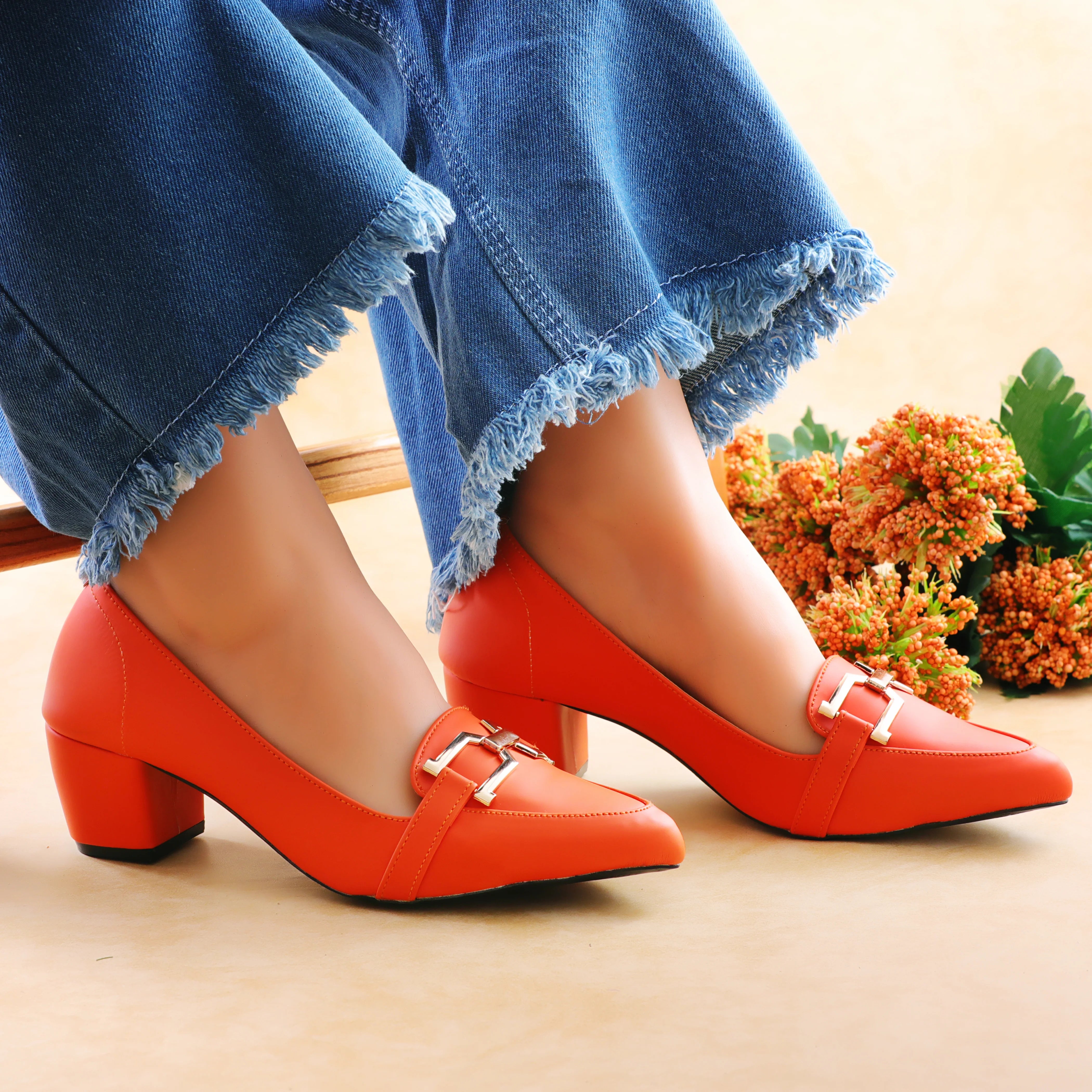 Nova Orange women court shoes – TAAL STORE Nova Orange women court shoes – TAAL STORE