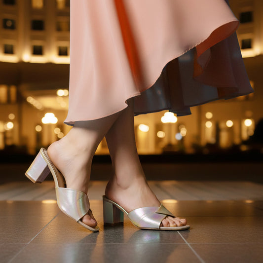 Opalia Golden Women heels