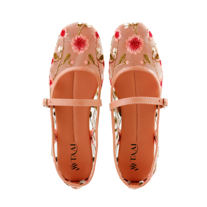 Belina Peach Women mary janes shoes