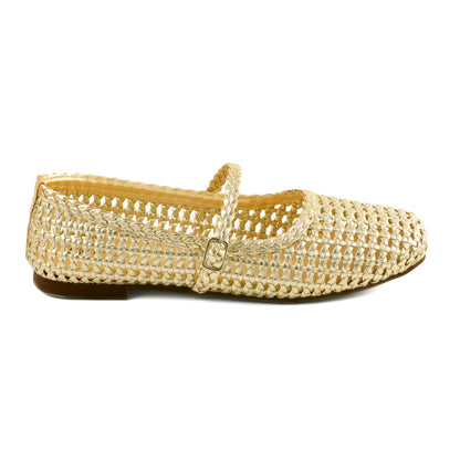 Braiden Golden Mary jane's women Pumps
