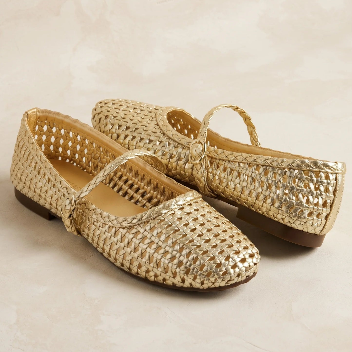 Braiden Golden Mary jane's women Pumps