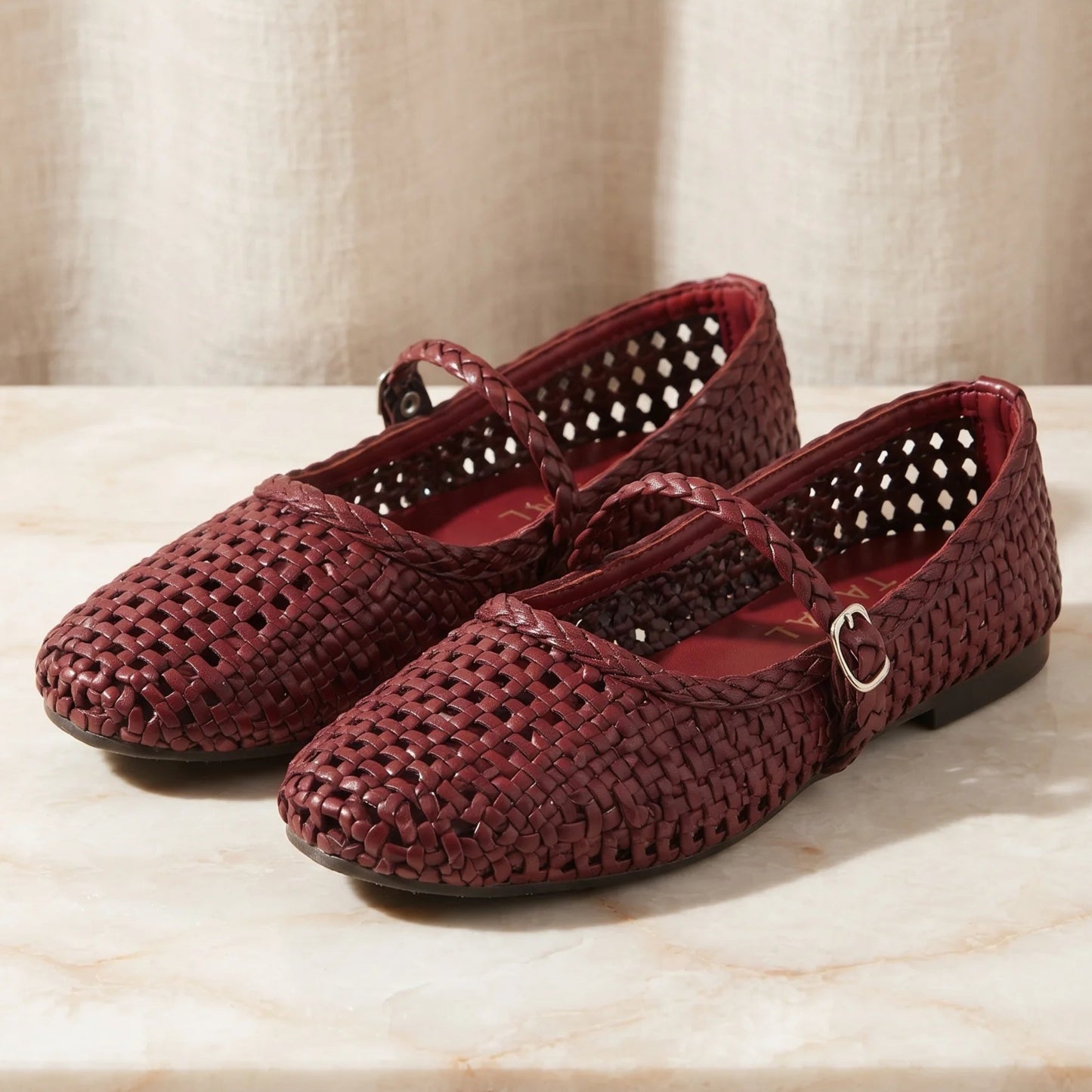 Braiden Maroon Mary jane's women Pumps