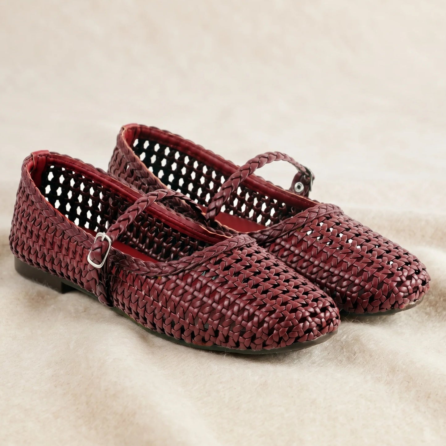 Braiden Maroon Mary jane's women Pumps