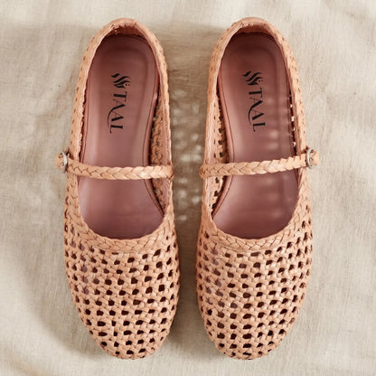 Braiden Peach Mary jane's women Pumps