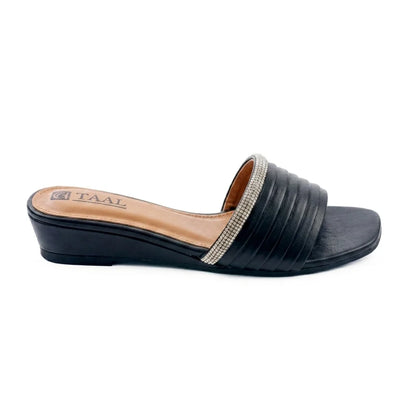Bronti Black Women Slippers