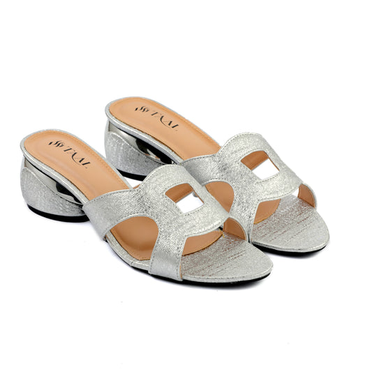 Chloe Silver women Heels