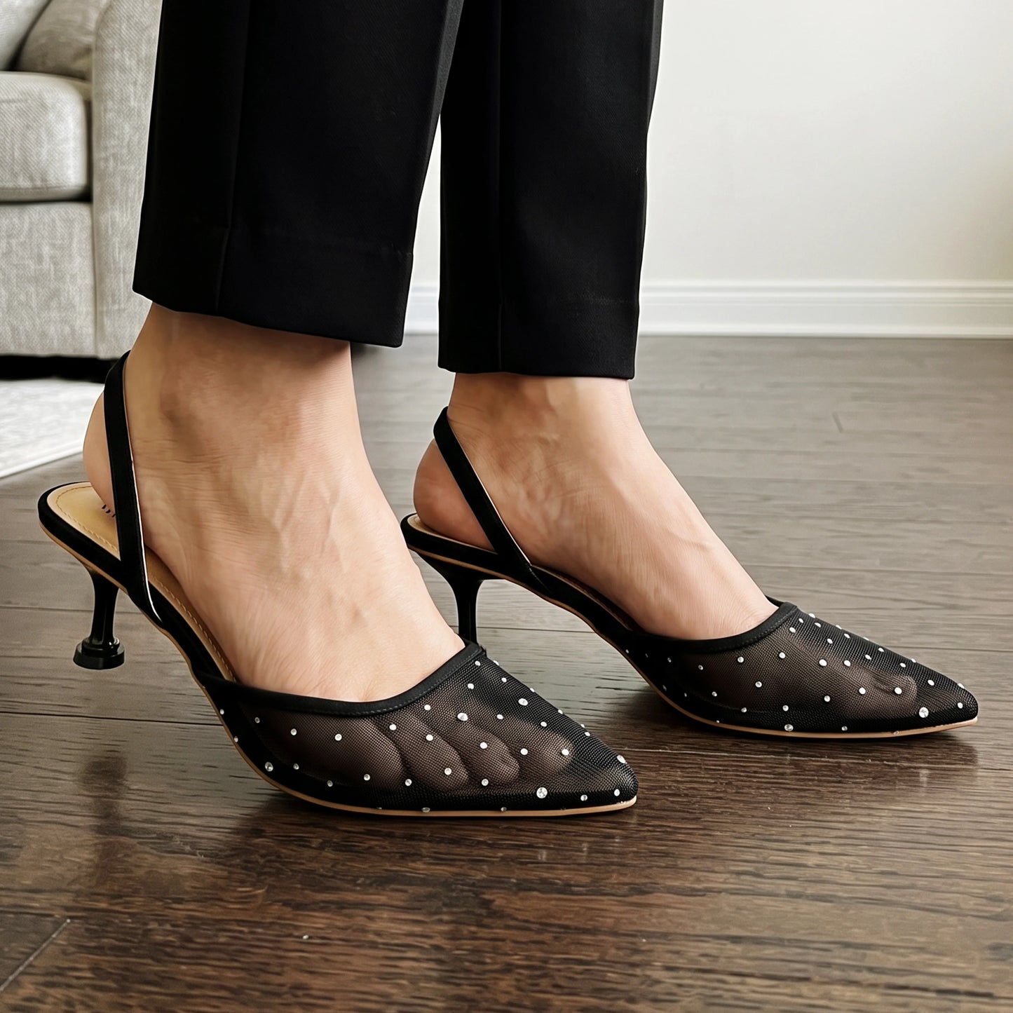 Crystine Black women Sandals