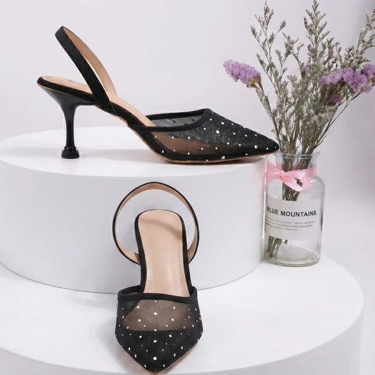 Crystine Black women Sandals