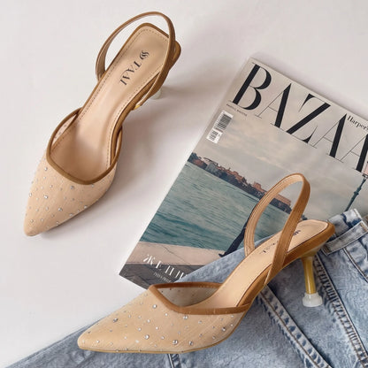 Crystine Golden women Sandals