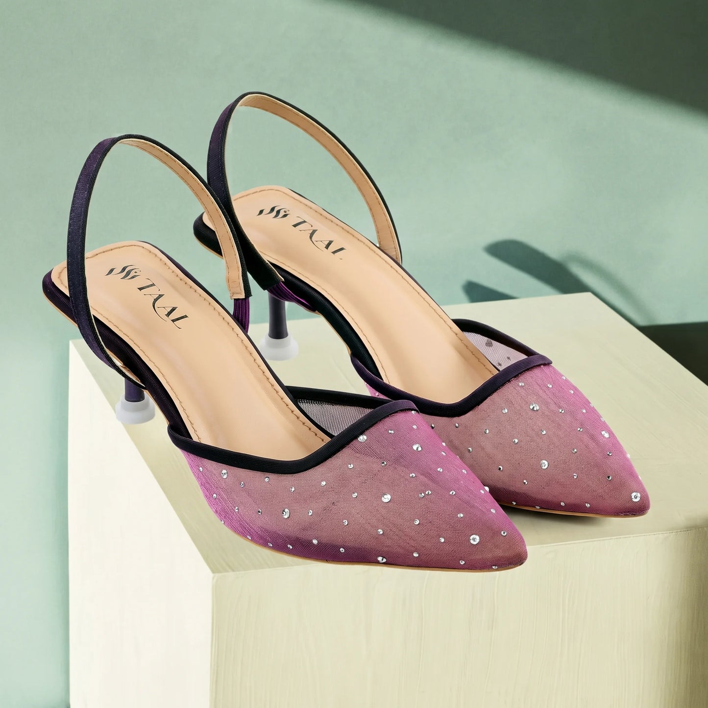 Crystine Purple women Sandals