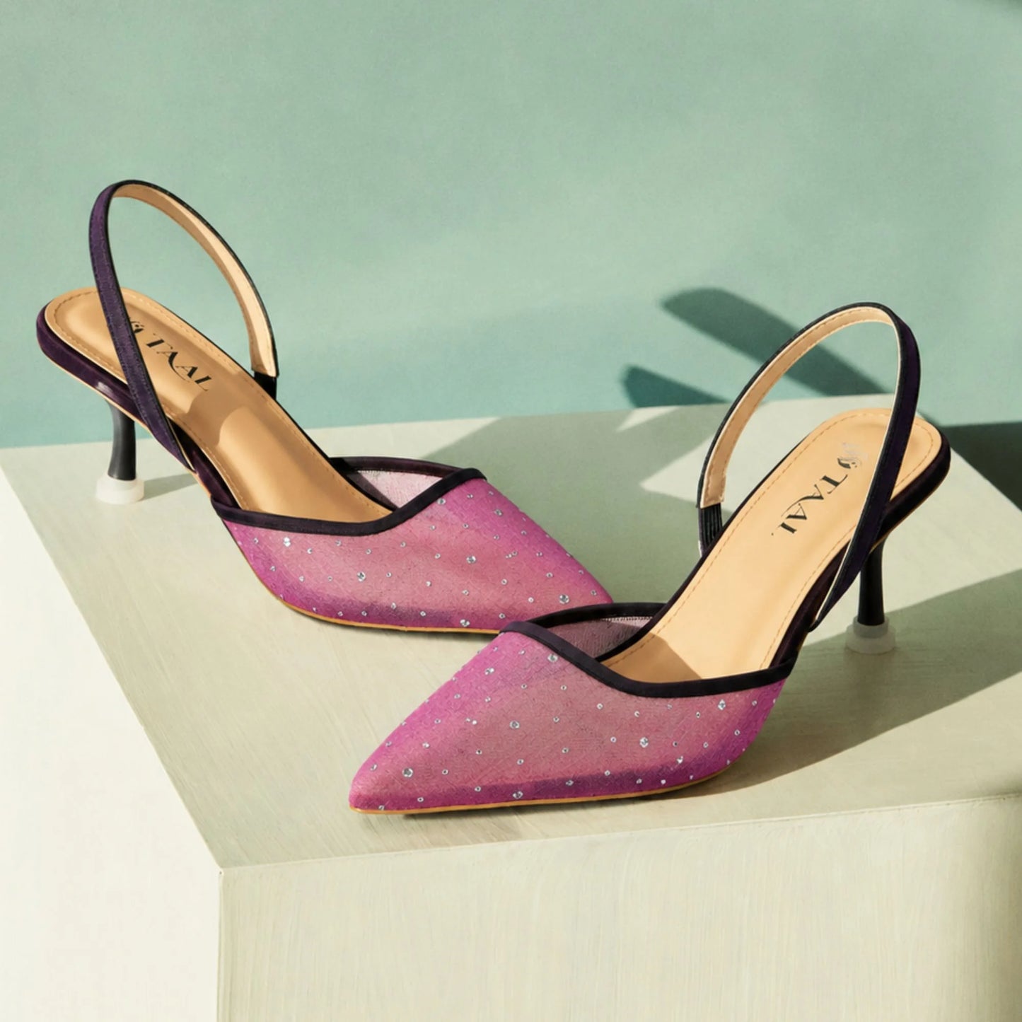 Crystine Purple women Sandals