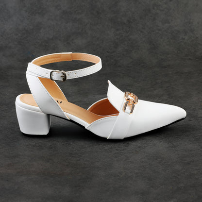 Delphi White Women Sandal