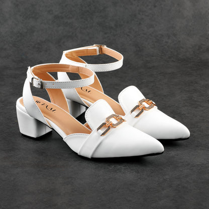 Delphi White Women Sandal