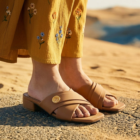 Demi Beige women heels