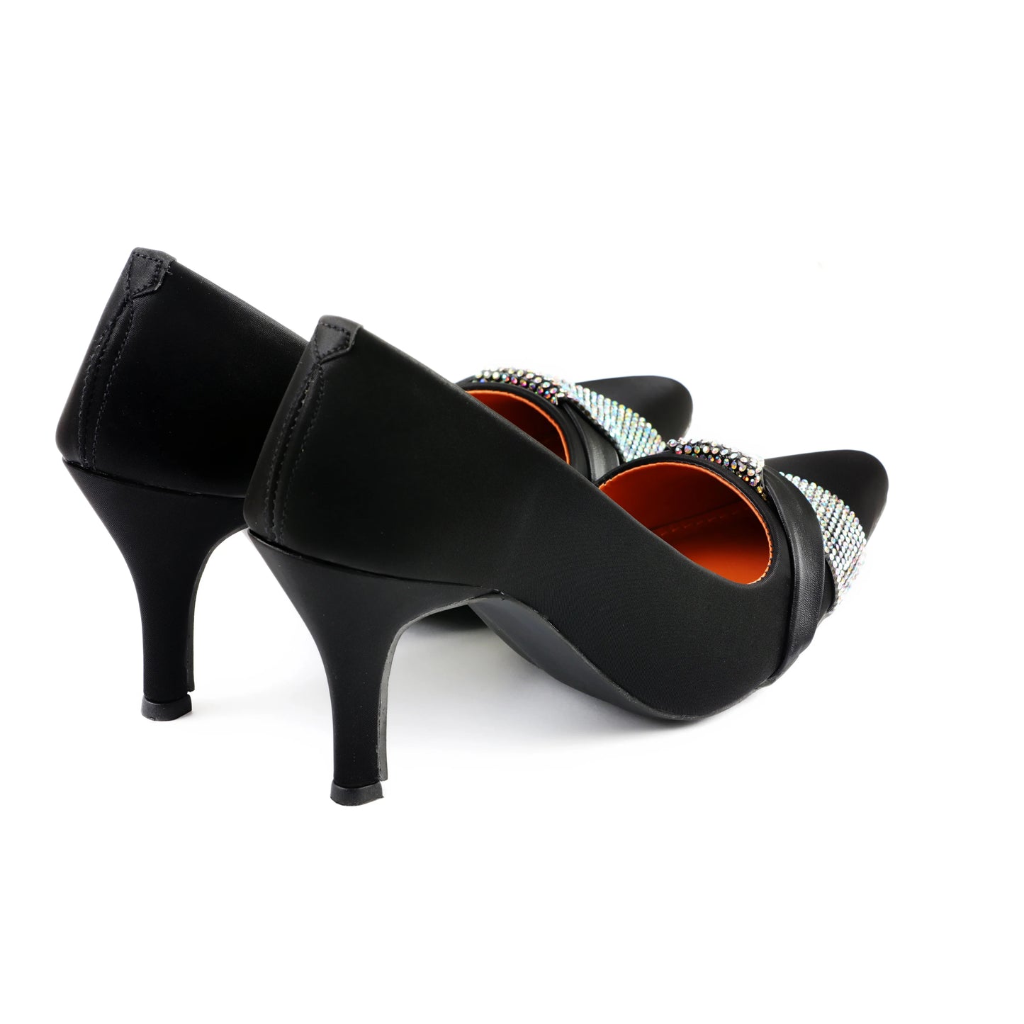 Dazzle Black Women Court Shoes