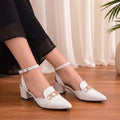 Delphi White Women Sandal