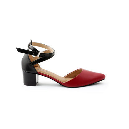 TAAL Elblag Heeled Sandals Maroon