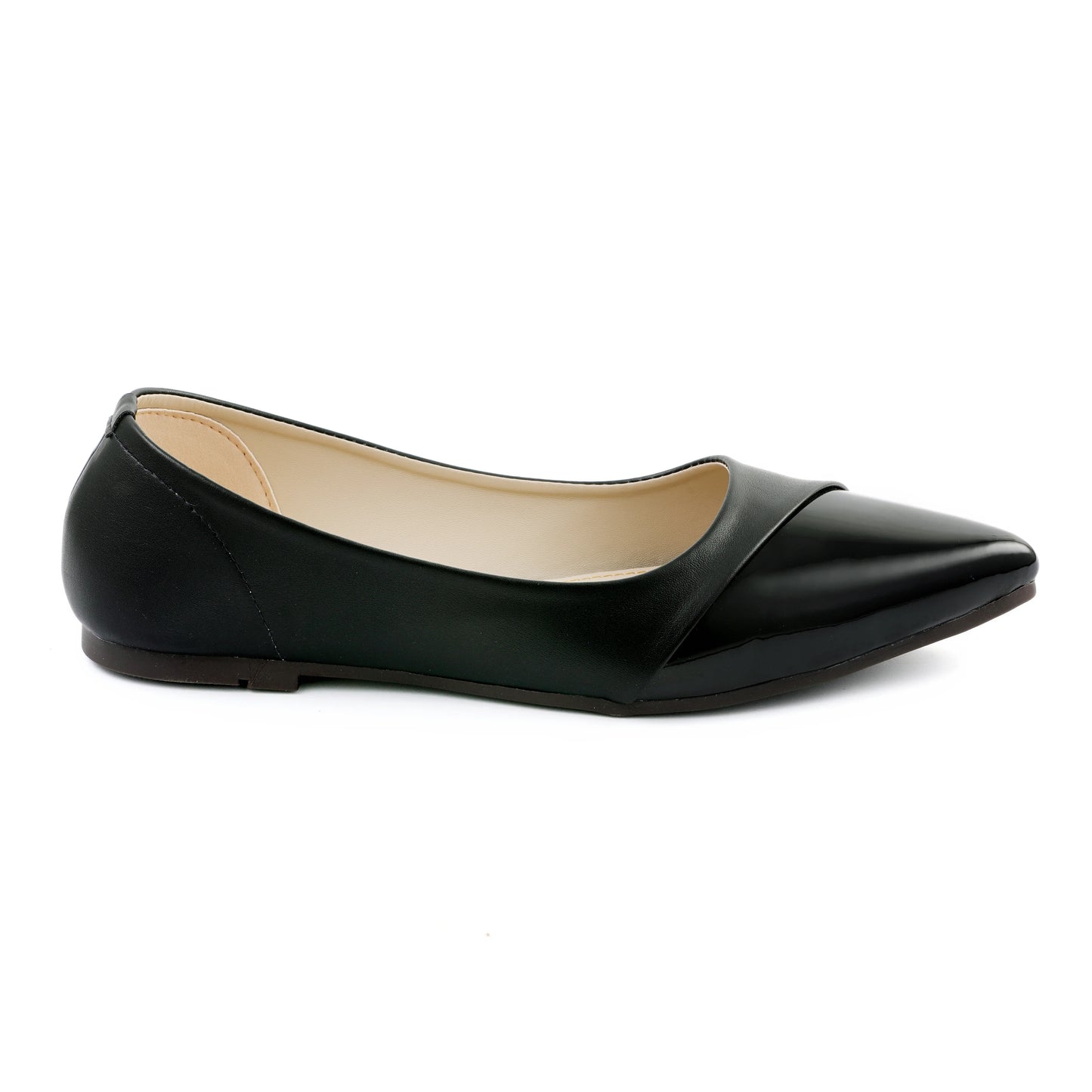 Elma Black flat women pumps