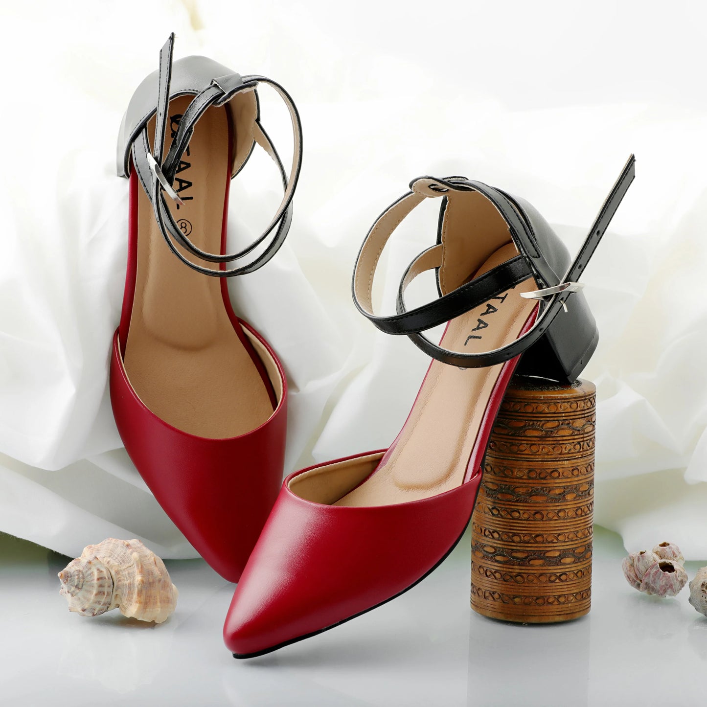 Elblag Heeled Sandals Maroon