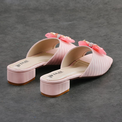 Ferry Pink women heel Slippers