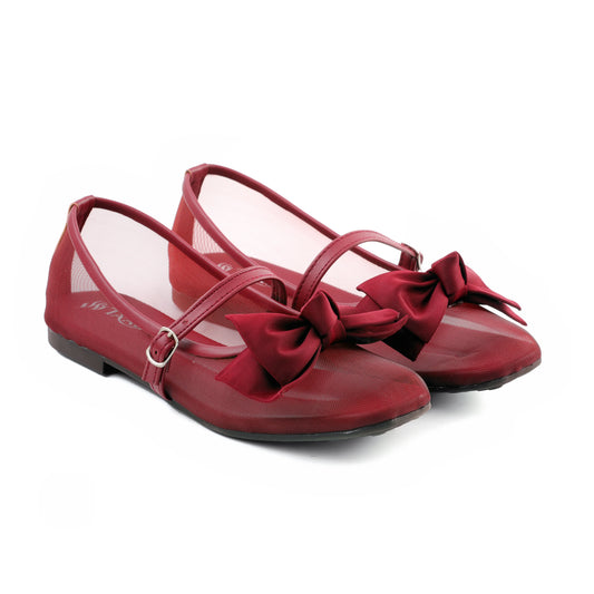 Fiora Maroon Women Mary janes Shoes