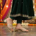 Gliss Golden women heel slippers