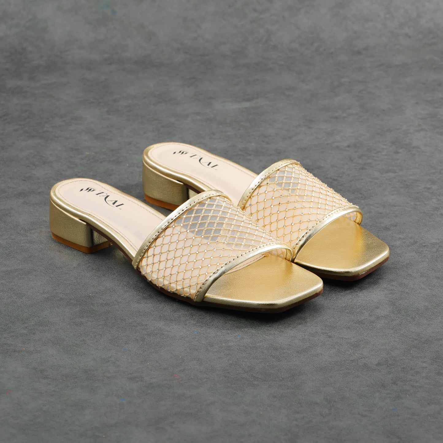 Gliss Golden women heel slippers