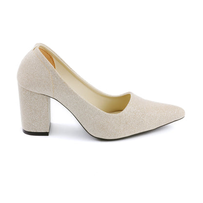 Glimmer cream women court shoes