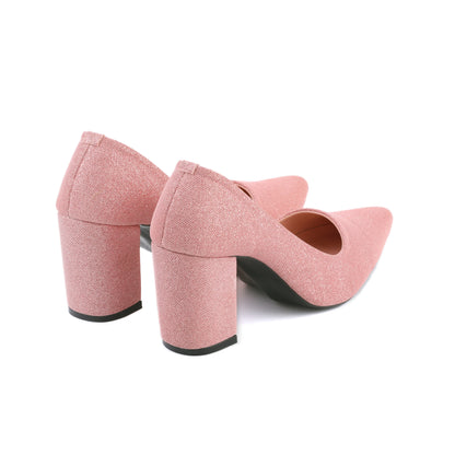 Glimmer Pink women court shoes