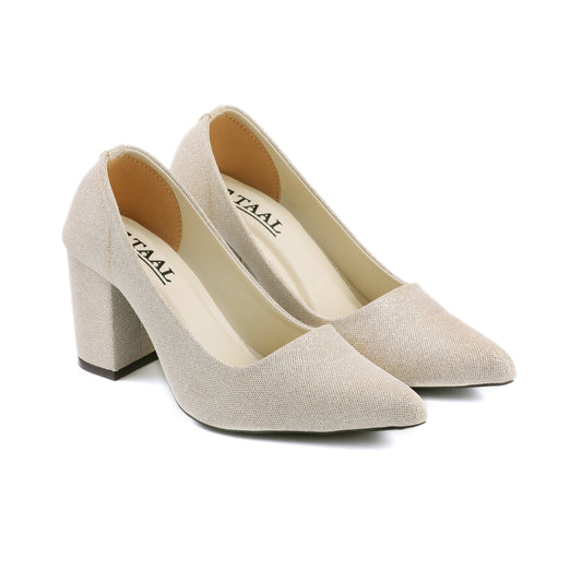 Glimmer cream women court shoes