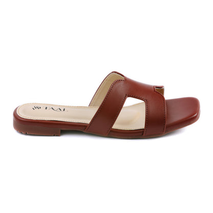 Herma Brown women slippers