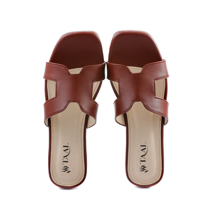 Herma Brown women slippers