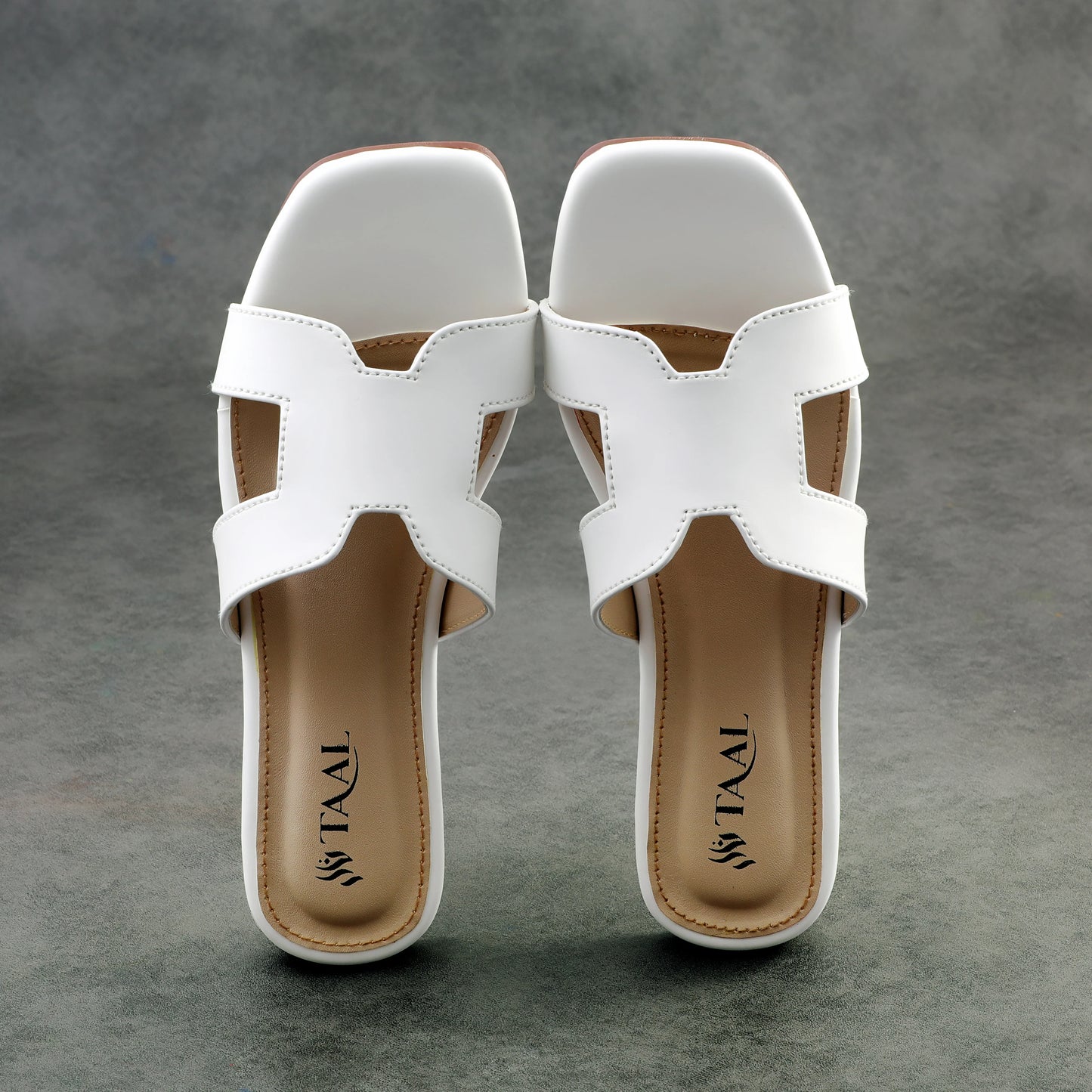 Herma White women slippers