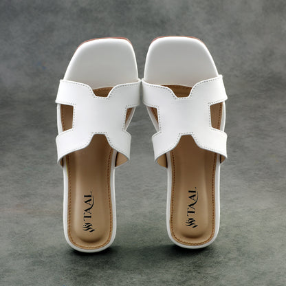 Herma White women slippers