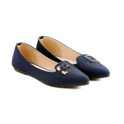 Juna Blue Women Flat Pumps
