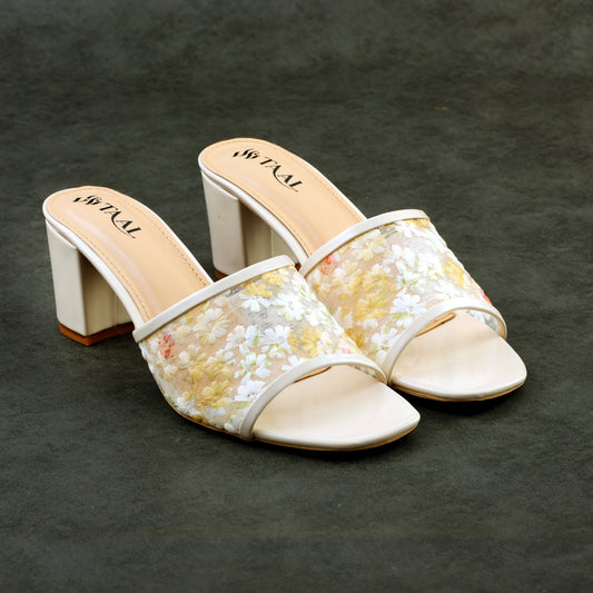 Kasmy Skin women floral heels