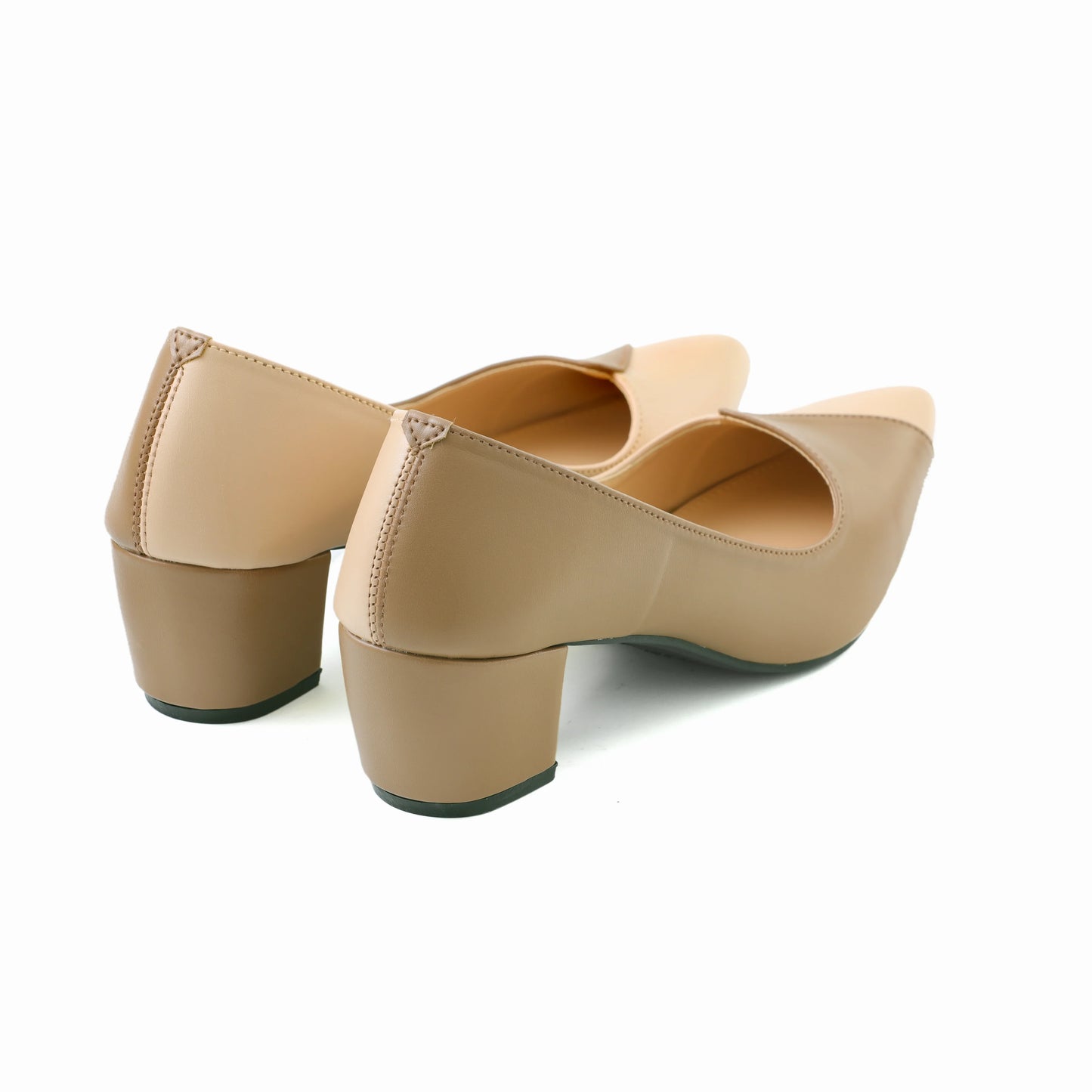 Katrel Beige Women Court Shoes