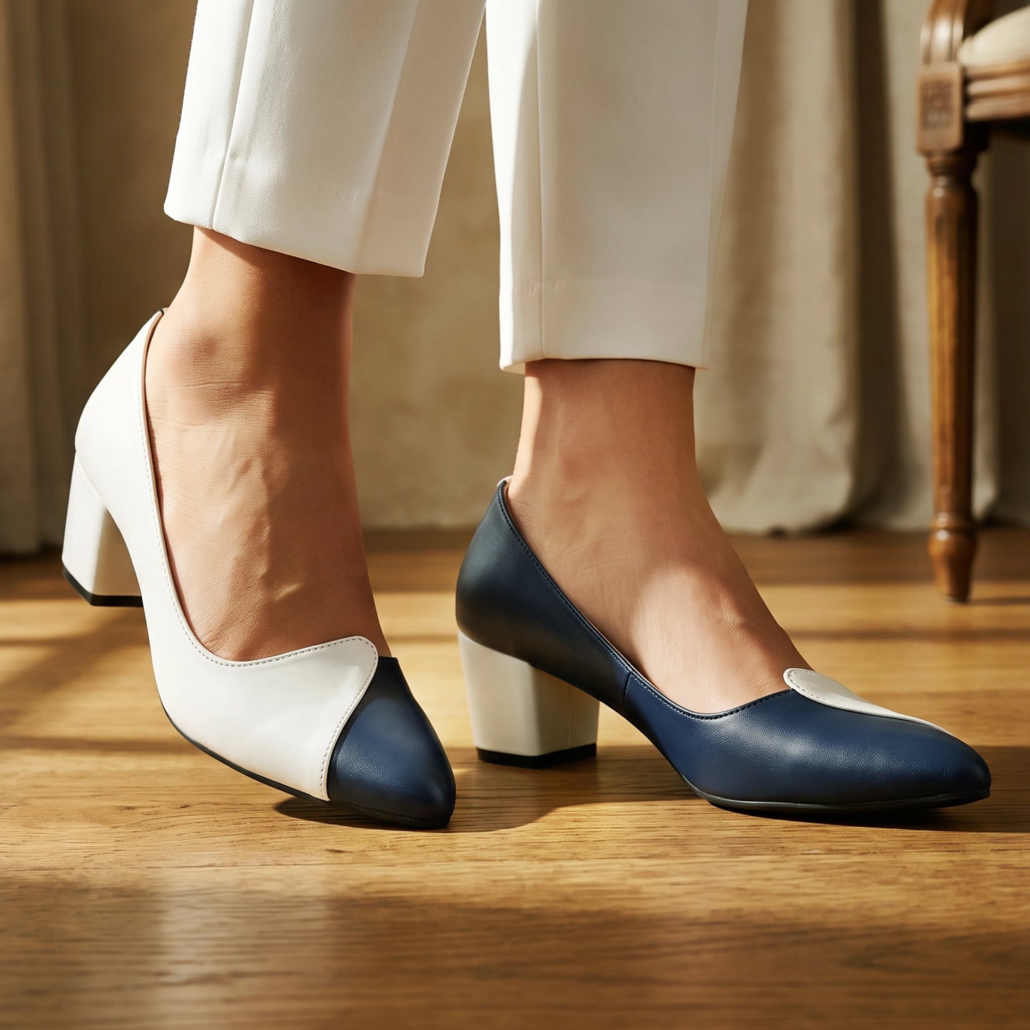 Katrel White Women Court Shoes
