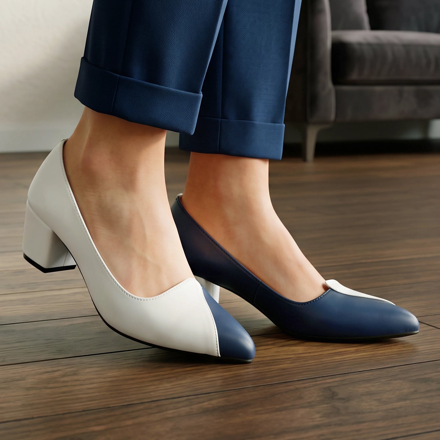 Katrel White Women Court Shoes