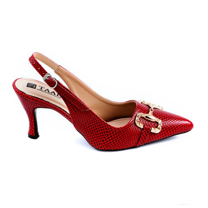 Kebry Maroon Women stilettos sandal
