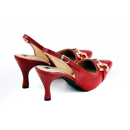 Kebry Maroon Women stilettos sandal
