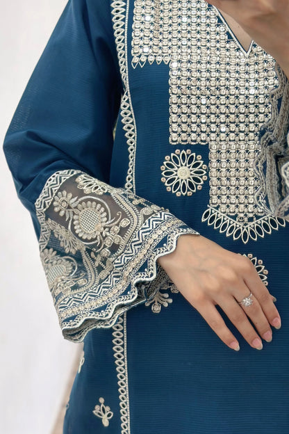 Larisa Zinc Embroidered 3Pcs