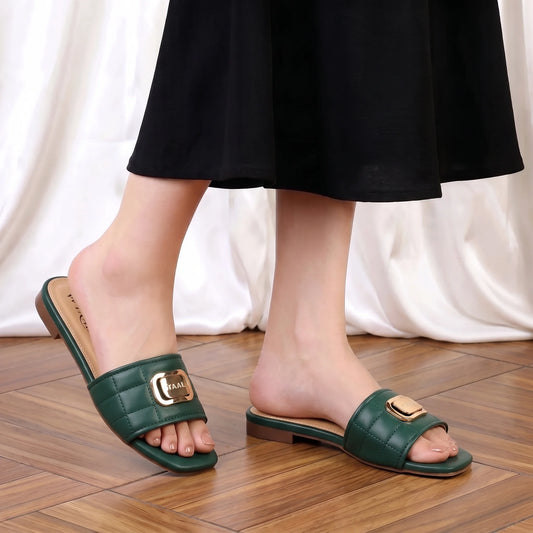 Livia Green Women Slipper