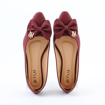 Mirel Maroon women pumps