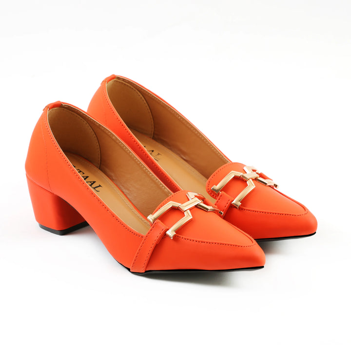 orange dress shoes for women Nova Orange women court shoes – TAAL STORE