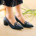 Nova Black women court shoes